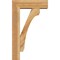 Ekena Millwork Legacy Block Rough Sawn Bracket w/ Offset Brace, Western Red Cedar, 6"W x 18"D x 30"H BKT0604X18X30LEC05RWR - alternate 2